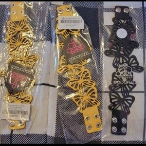 Paparazzi Yellow and Black Butterfly Belt